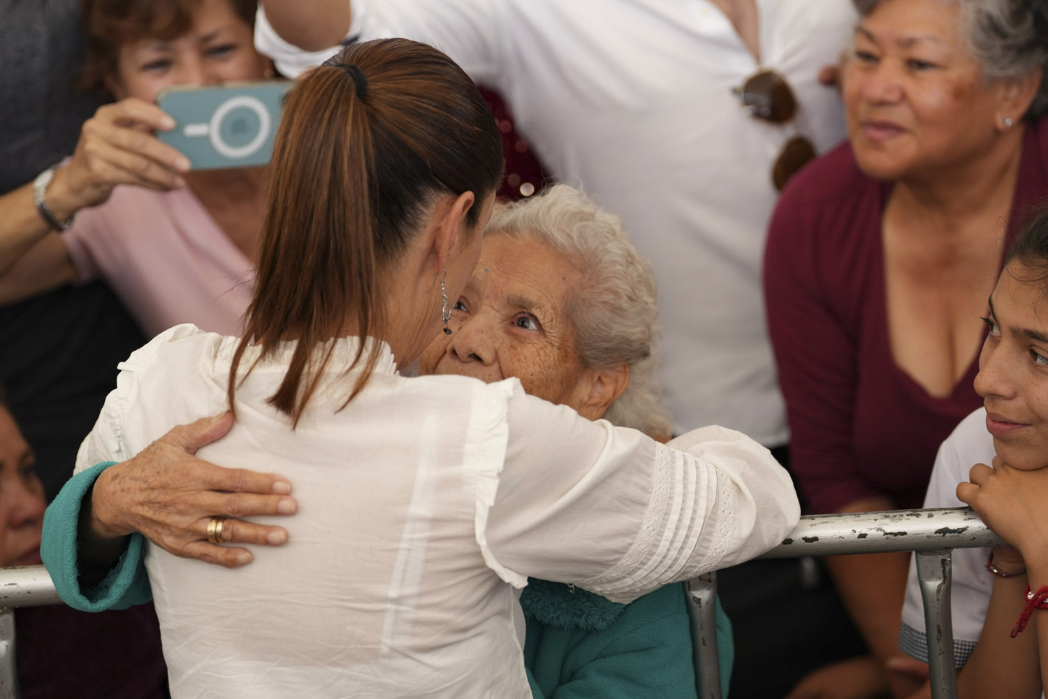 Sheinbaum rinde cuentas ante 15 mil personas en Aguascalientes