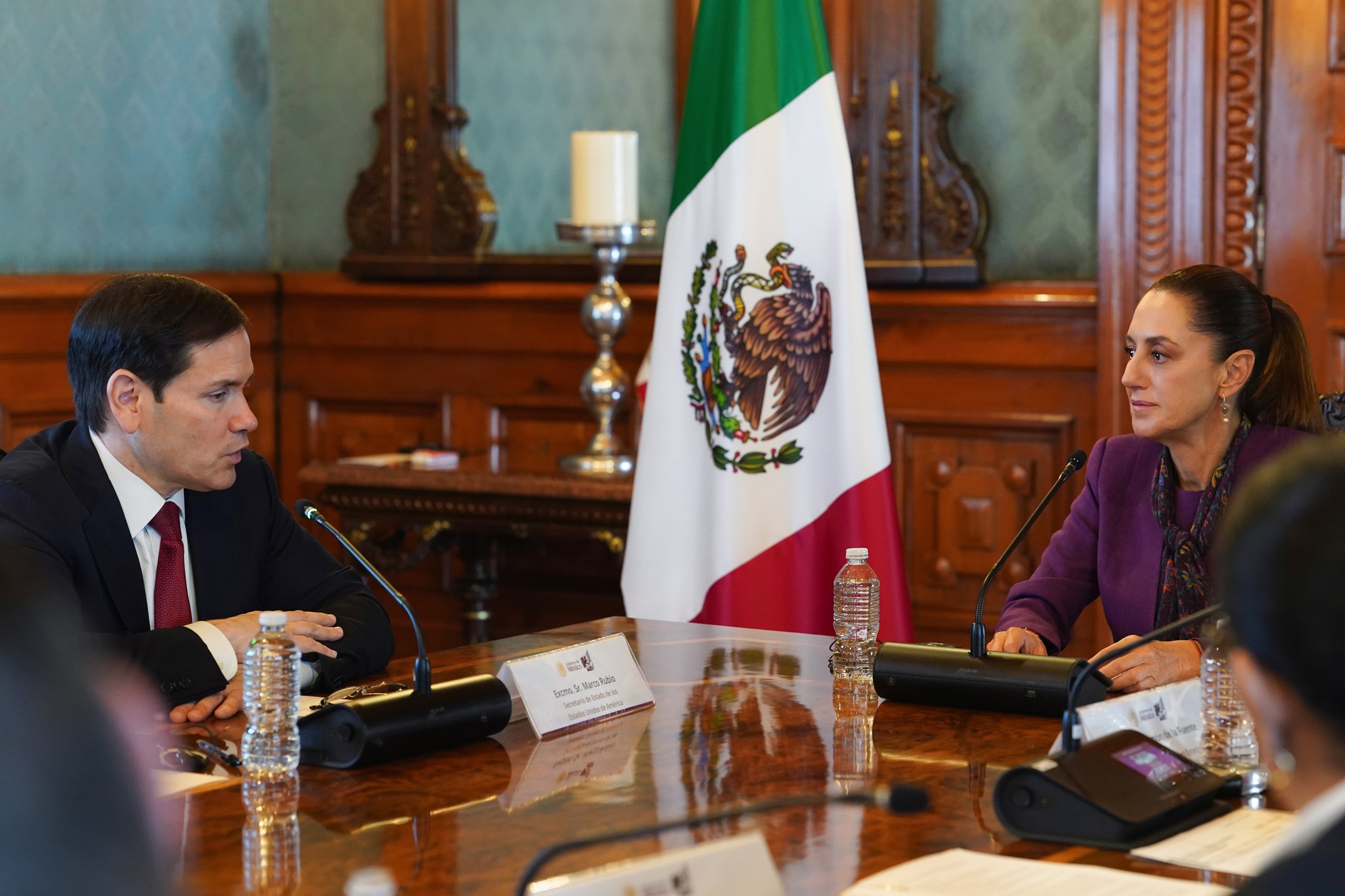 Sheinbaum y Rubio refrendan disposición a cooperar en seguridad con respeto a soberanía