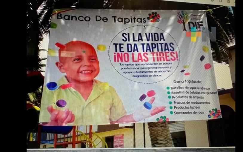 Una tapita, una oportunidad de tratamiento para niños con cáncer en Zacualpan