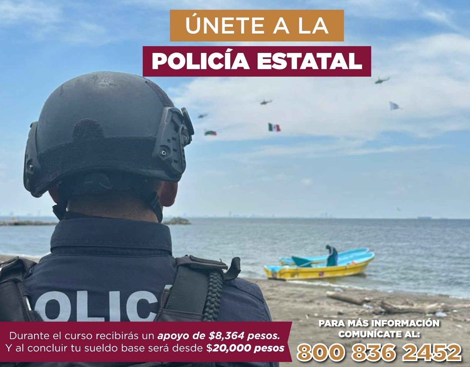 Únete a la Policía Estatal y forma parte de quienes protegen y sirven a Veracruz