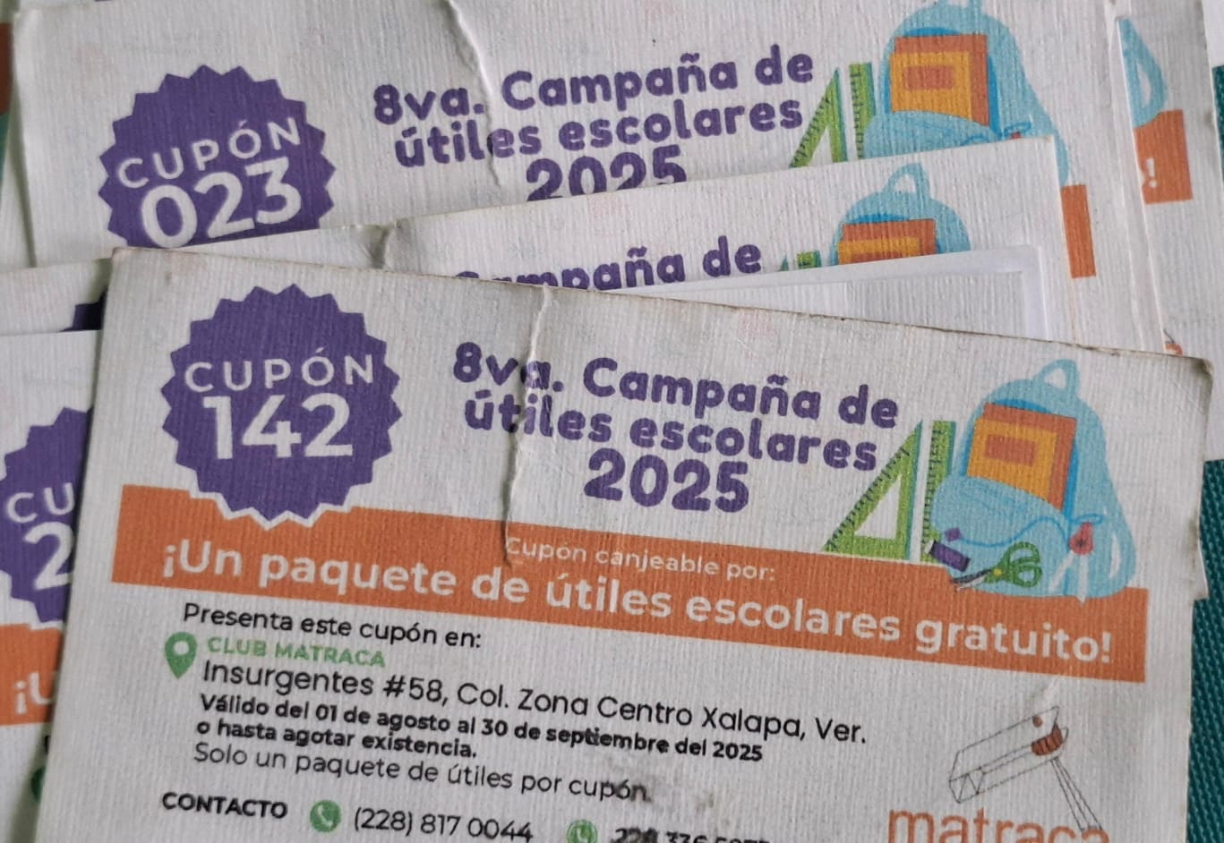 Organización Matraca hace acopio de útiles escolares para infantes trabajadores y de calle