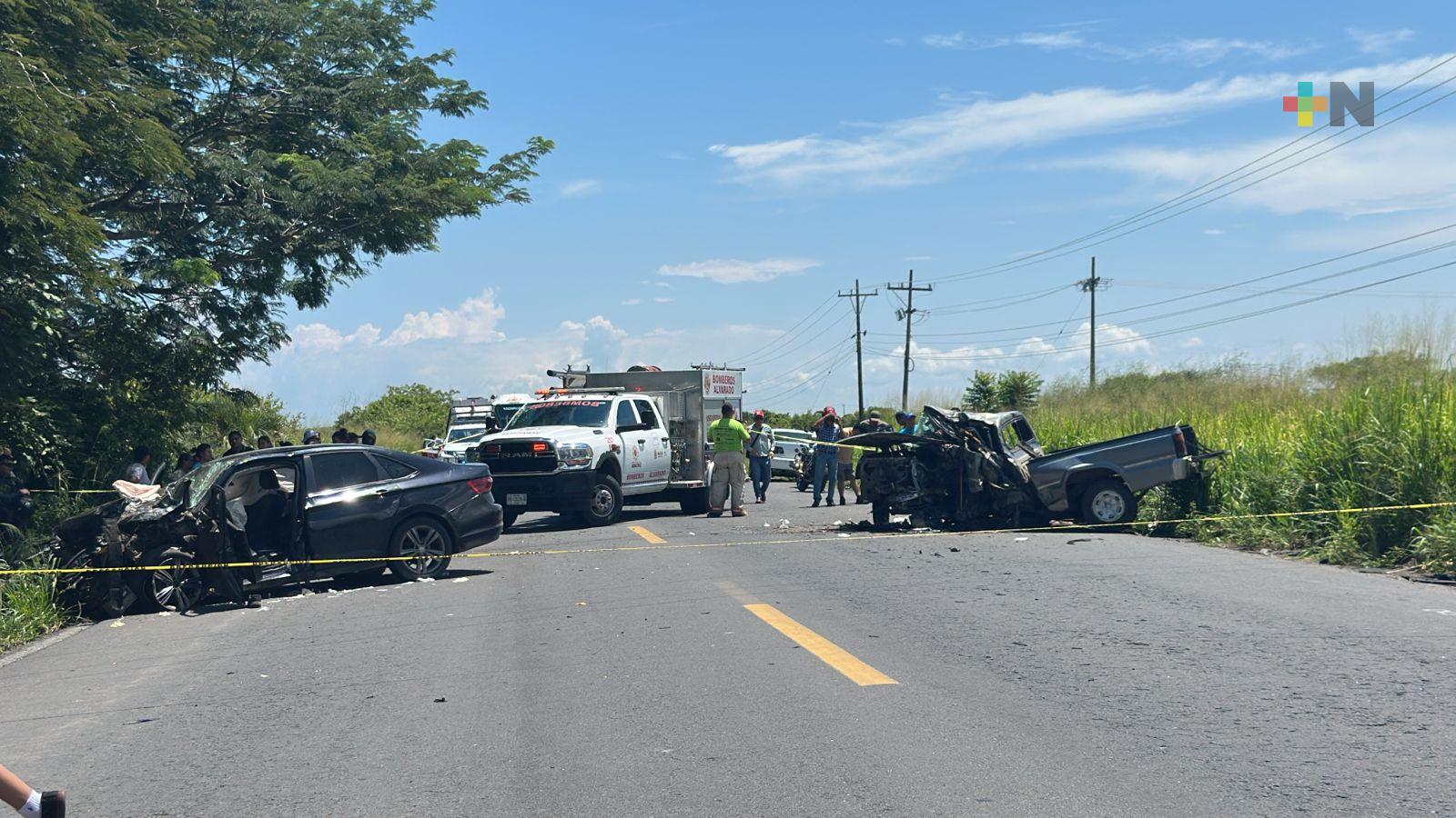 Fatal accidente deja saldo de una persona muerta y dos lesionados
