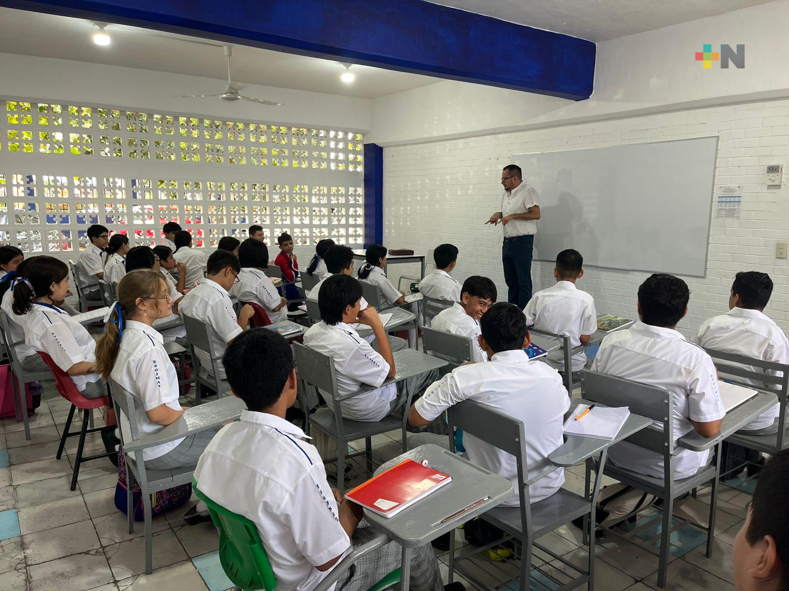 Escuelas de la región centro-norte iniciaron ciclo escolar 2025-2026