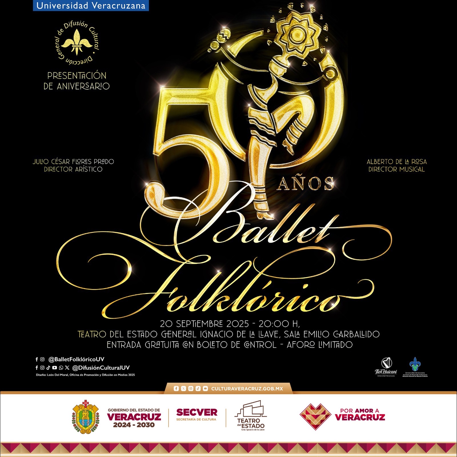 Invita SECVER a las presentaciones del fin de semana en el Teatro del Estado