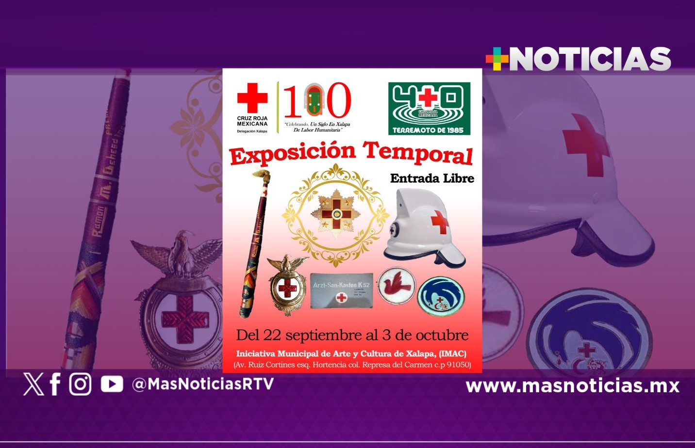 Cruz Roja en Xalapa celebra 100 años