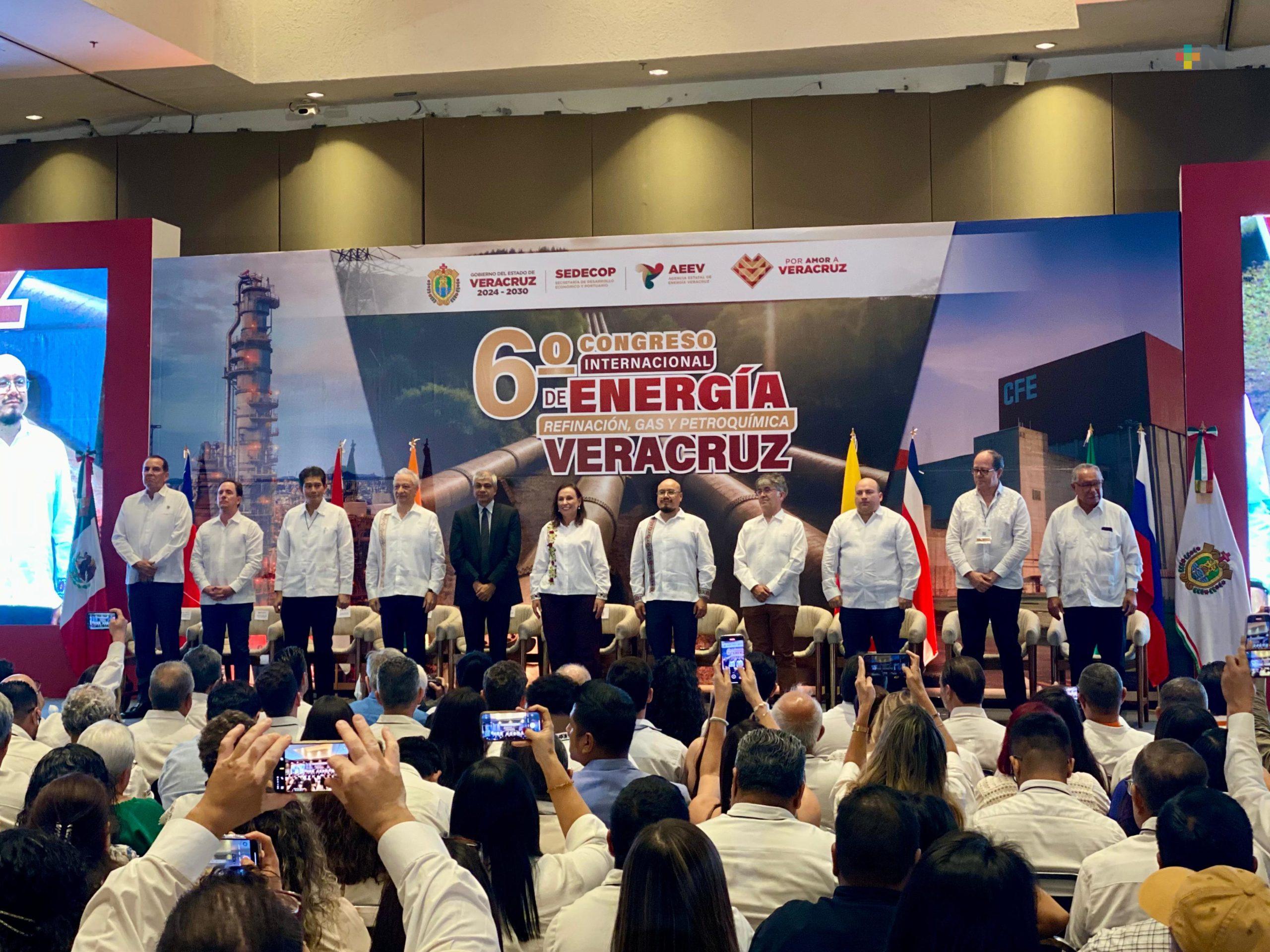 Inaugura Rocío Nahle el sexto Congreso Internacional de Energía, Refinación y Petroquímica 2025 en Veracruz