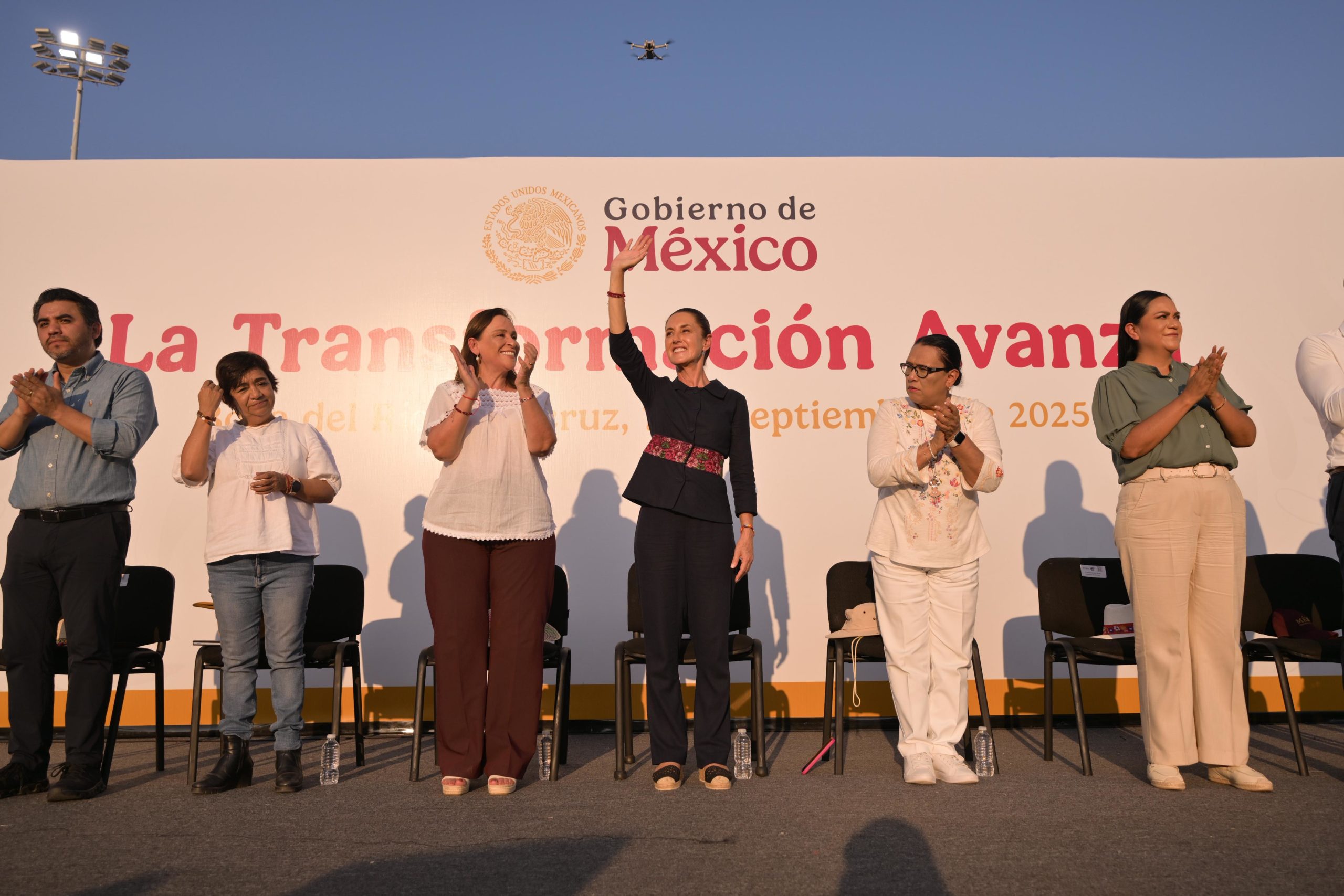 La Presidenta reconoce la importante labor de Rocío Nahle en Veracruz