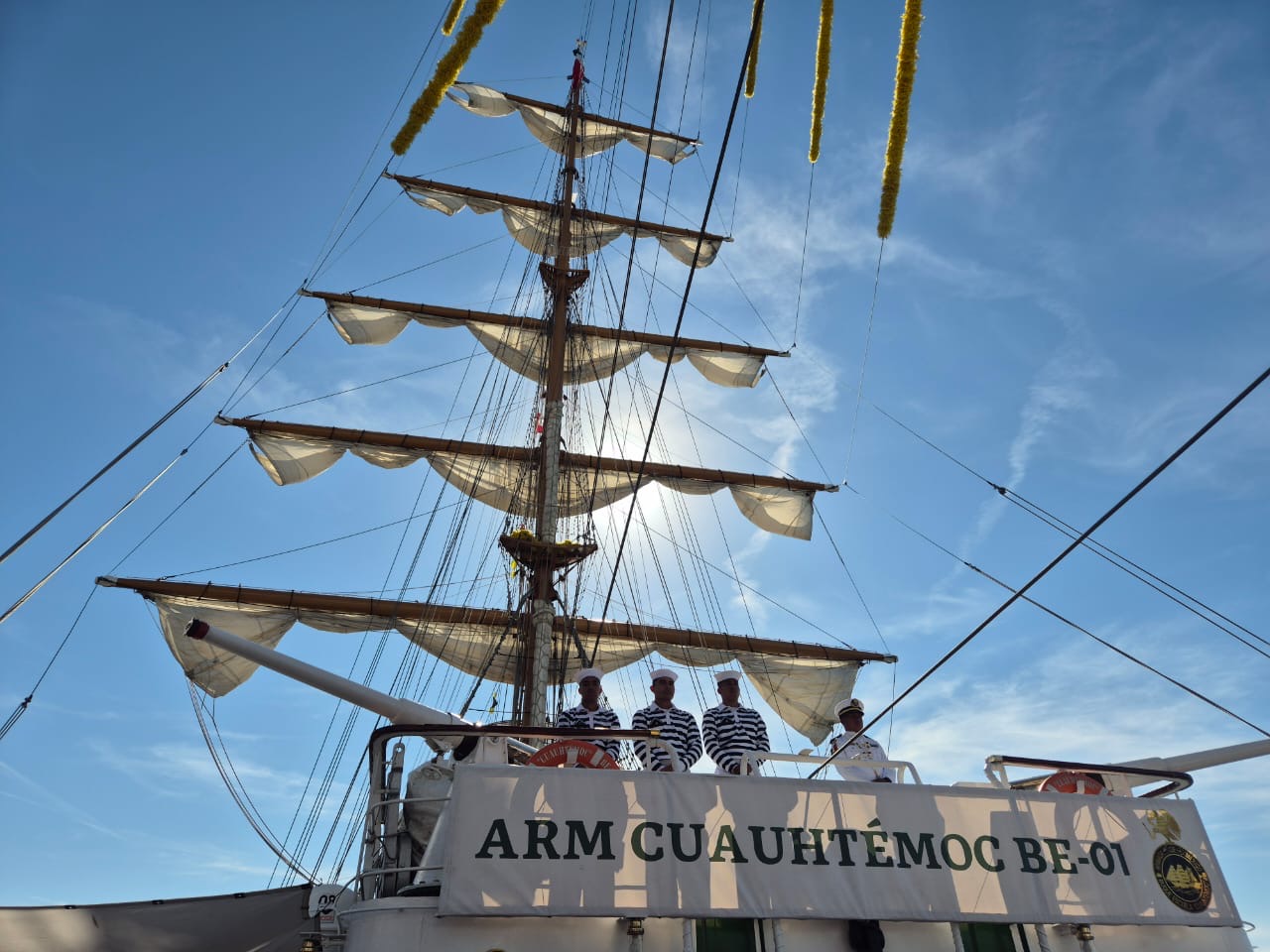 Buque Escuela Cuauhtémoc llegará en noviembre al puerto de Veracruz