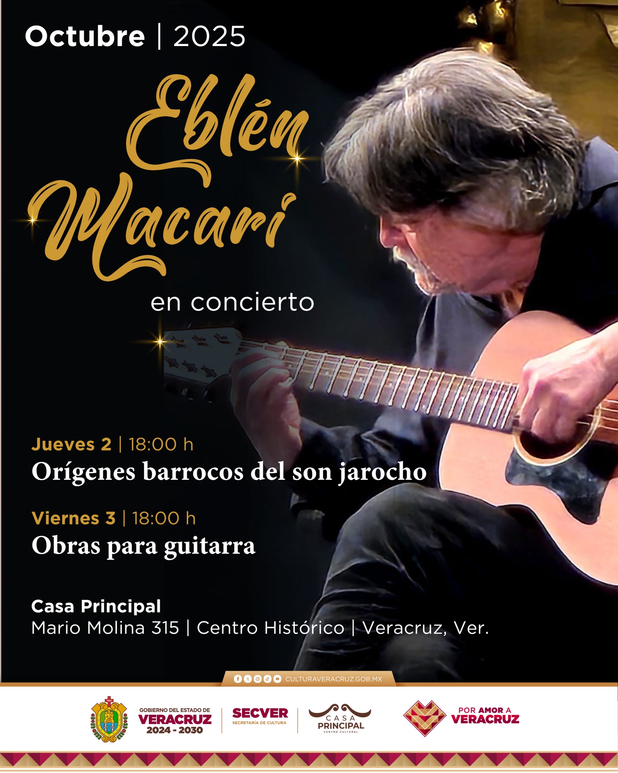 SECVER invita a los conciertos de Casa Principal