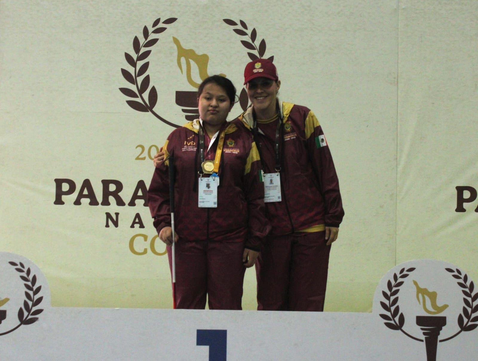 Itari Rodríguez da primera medalla de oro a Veracruz en paratletismo