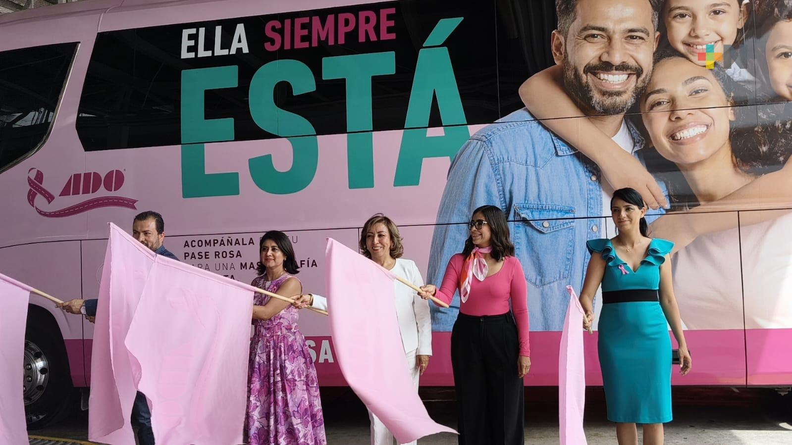 Caravana Rosa de ADO promueve mastografías gratuitas en Córdoba