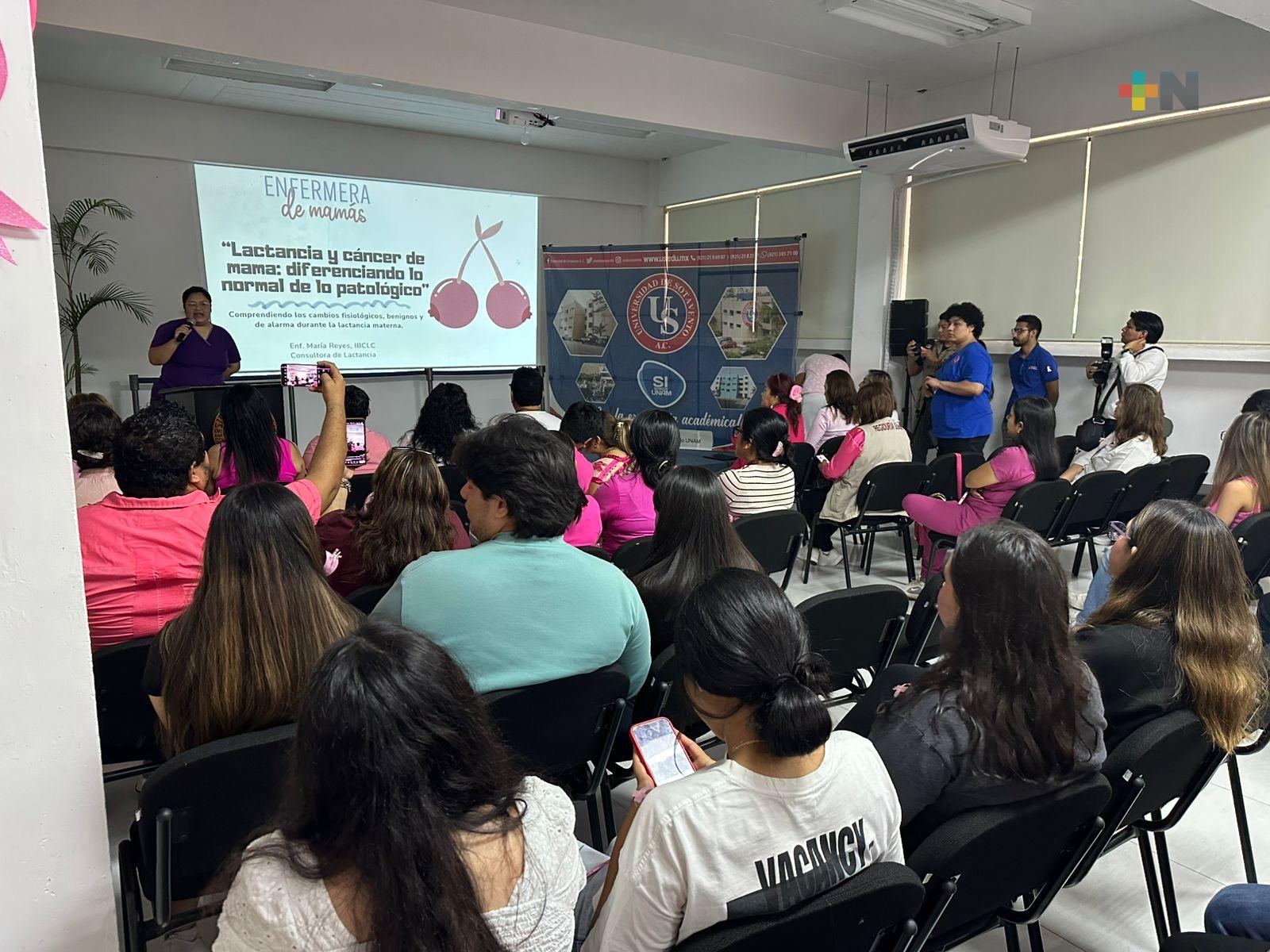 Promueven en Coatzacoalcos la detección oportuna para prevenir el cáncer de mama