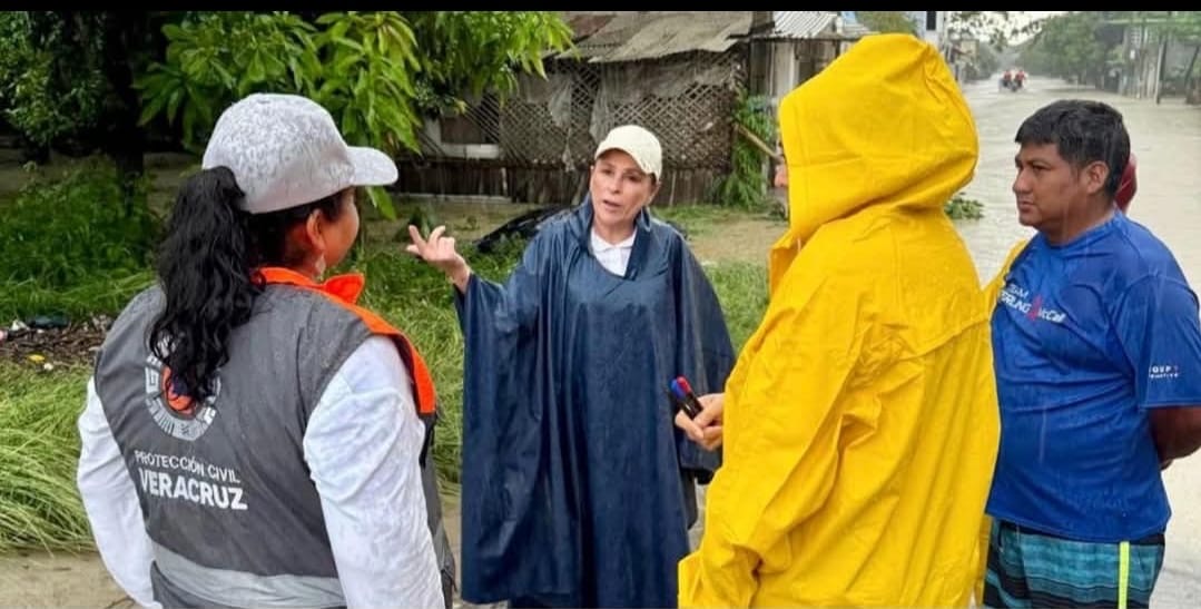 Estamos coordinados atendiendo a nuestra gente: Gobernadora supervisa afectaciones por lluvias