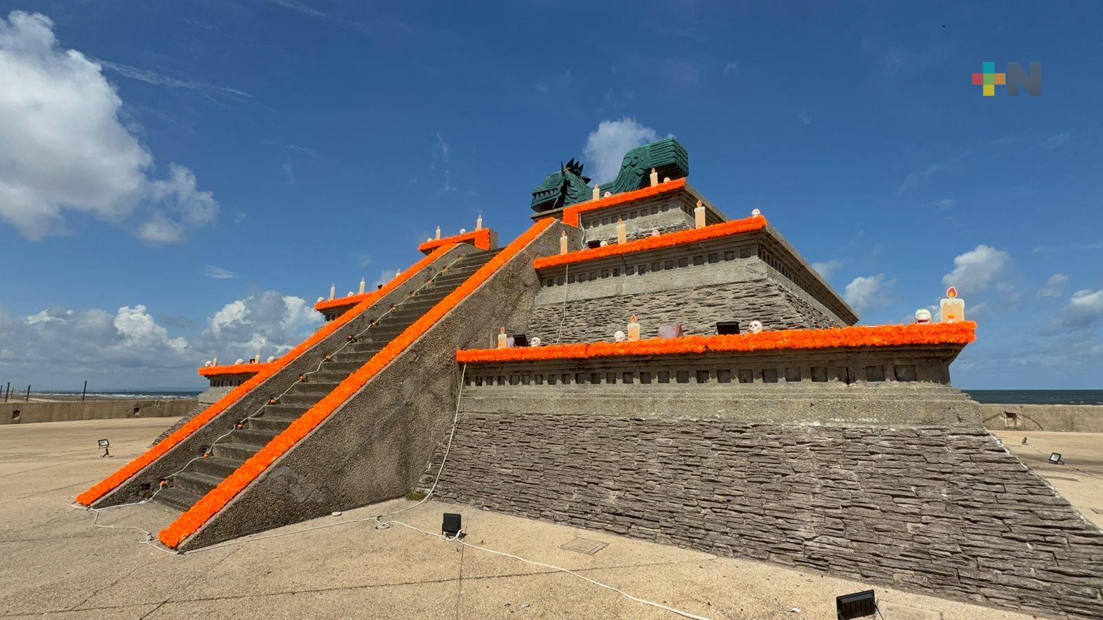 Resguardan patrimonio olmeca del museo de la Pirámide de Coatzacoalcos