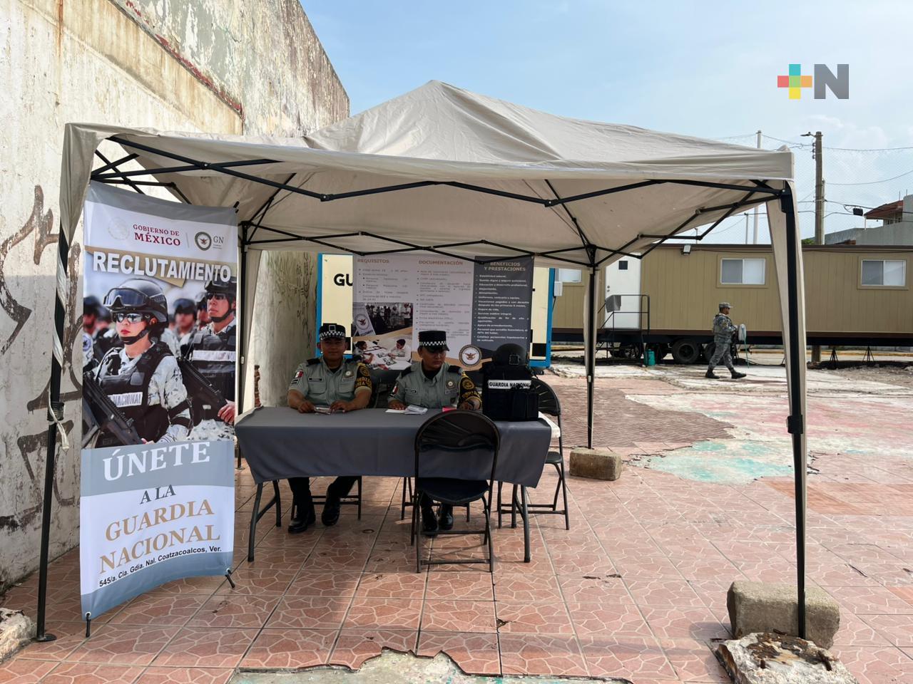Guardia Nacional abre reclutamiento en Coatzacoalcos
