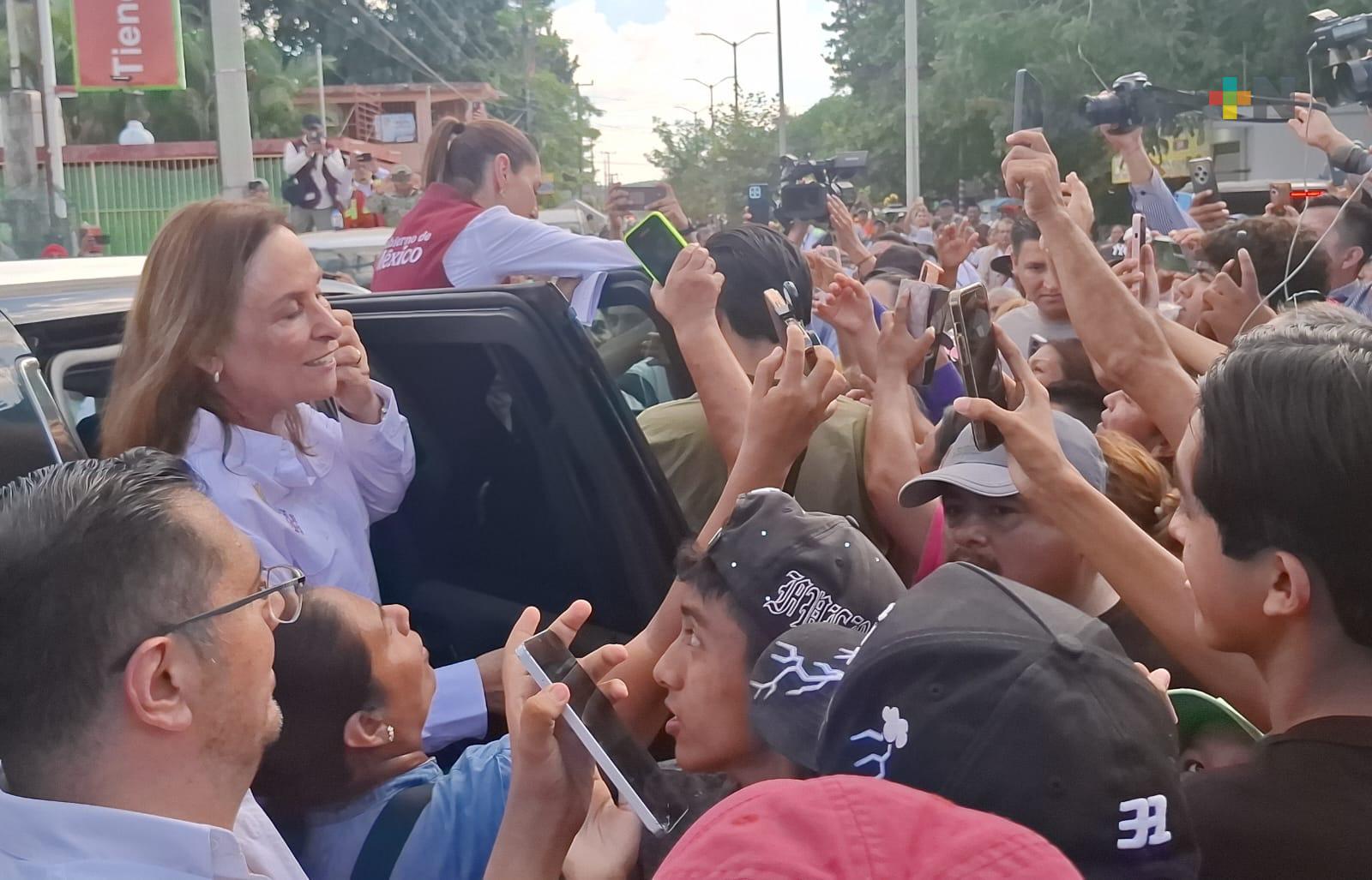 Poza Rica y Álamo agradecen a Sheinbaum y Nahle por el apoyo tras las inundaciones