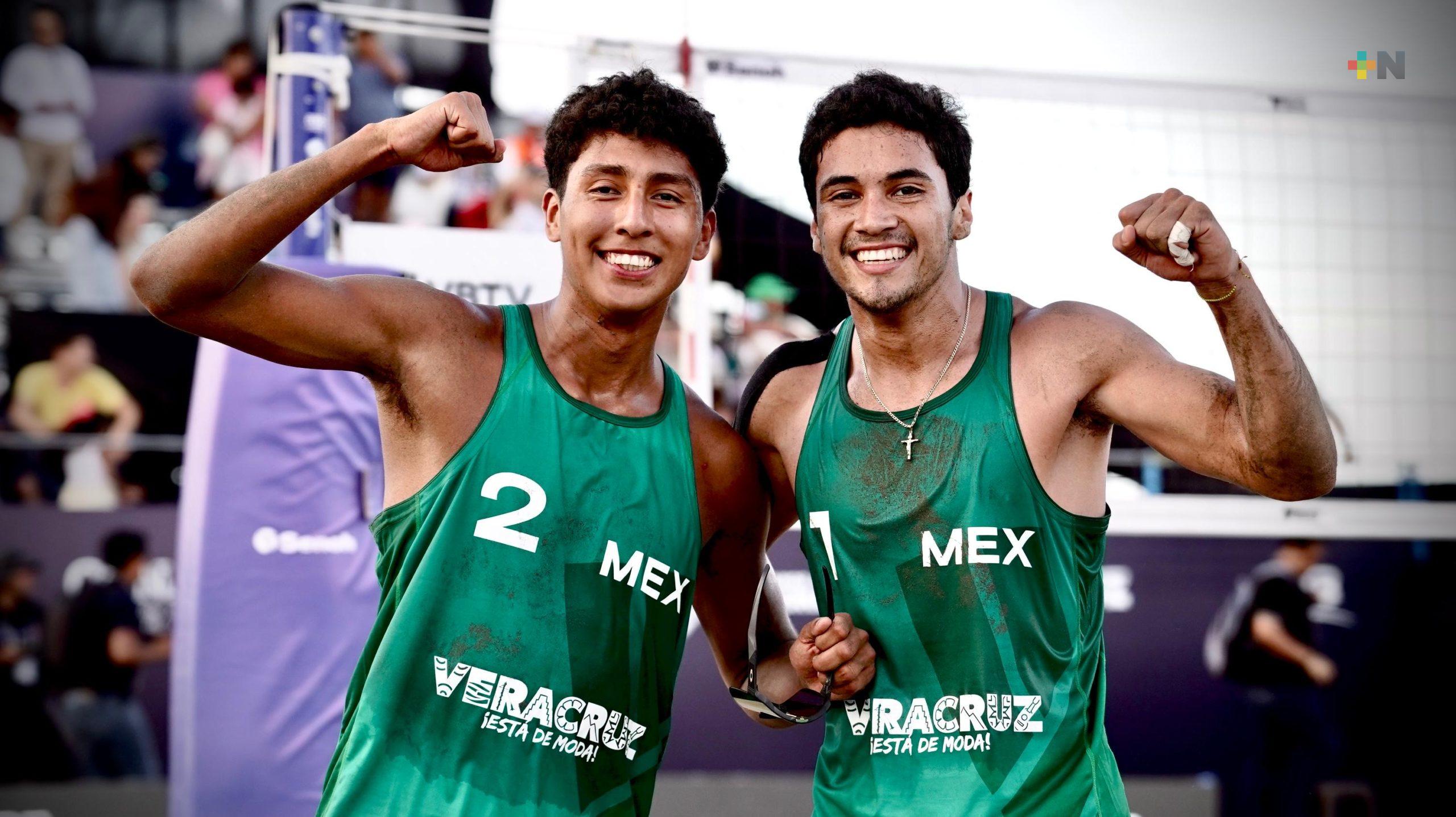 México vs Suiza en octavos de final en voleibol de playa