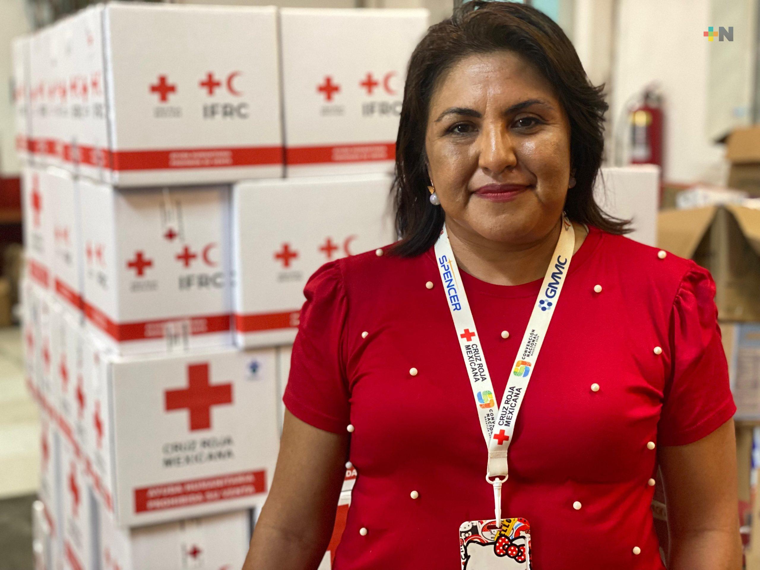 Cruz Roja llama a mantener la ayuda para familias afectadas por inundaciones en el norte de Veracruz