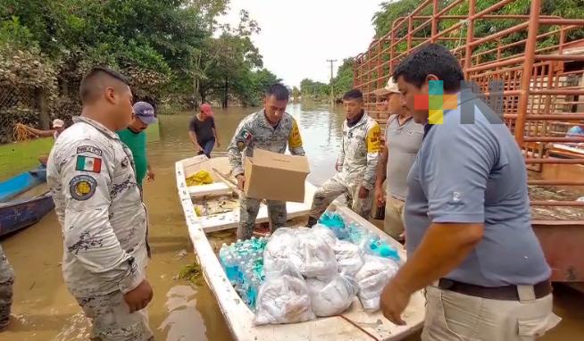 Apoyo de gobierno para restablecer zona vulnerada en Platón Sánchez