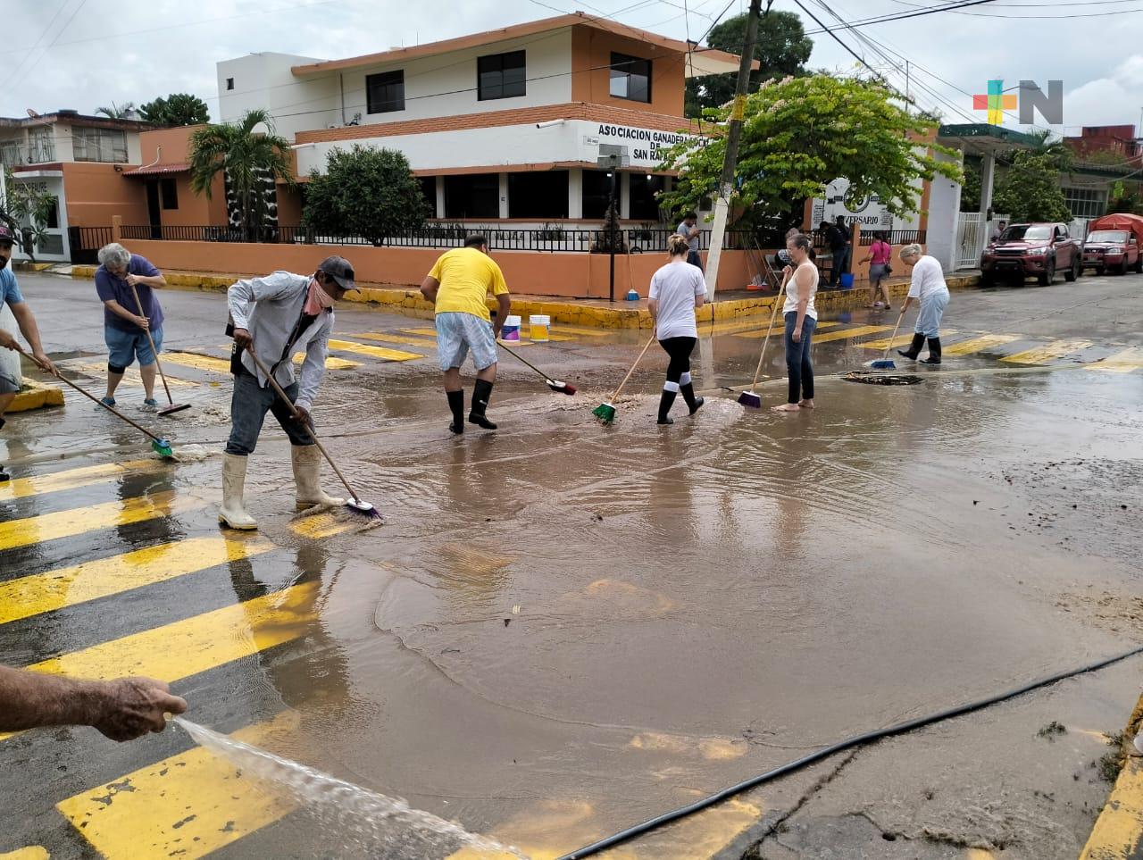 Afectaciones menores por intensas lluvias en San Rafael