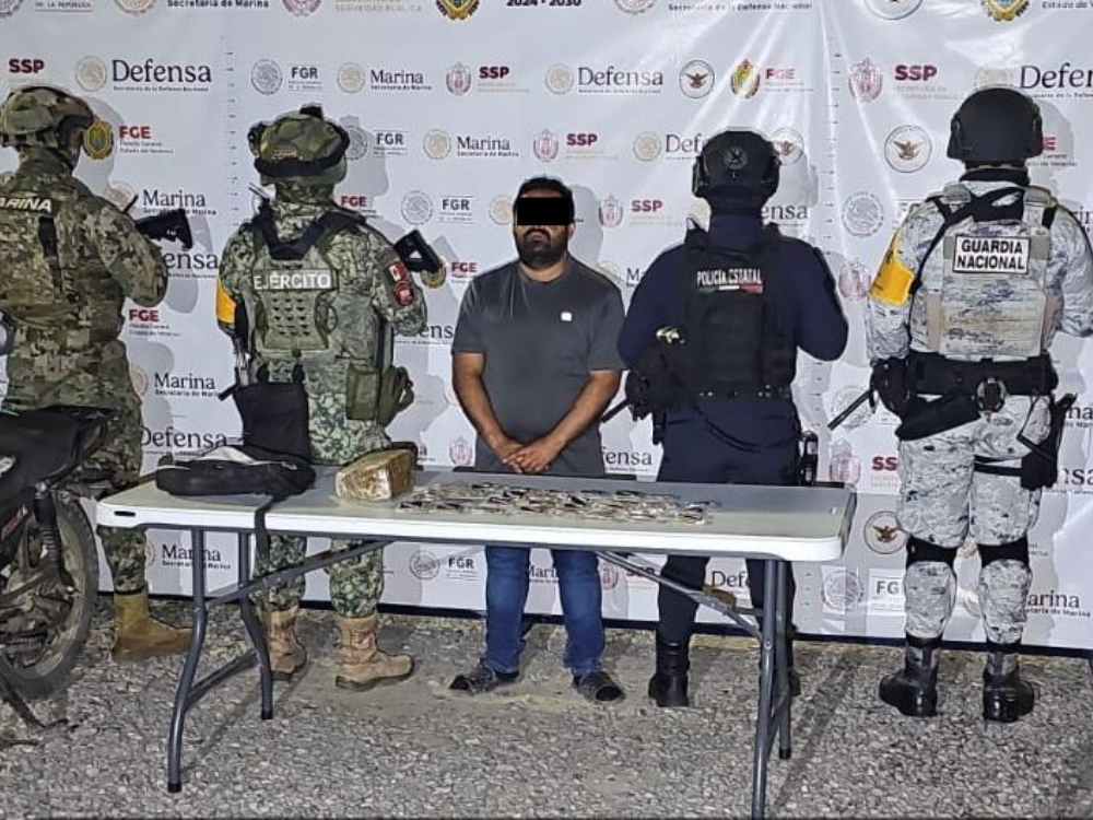 Asegura SSP 259 dosis, 3 mil kg de sustancias ilícitas y 45 vehículos robados