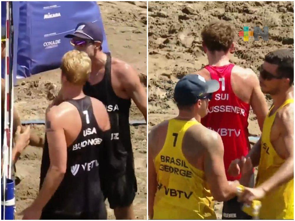 Brasil y Estados Unidos en la final varonil del Beach Pro Tour Challenge Veracruz 2025