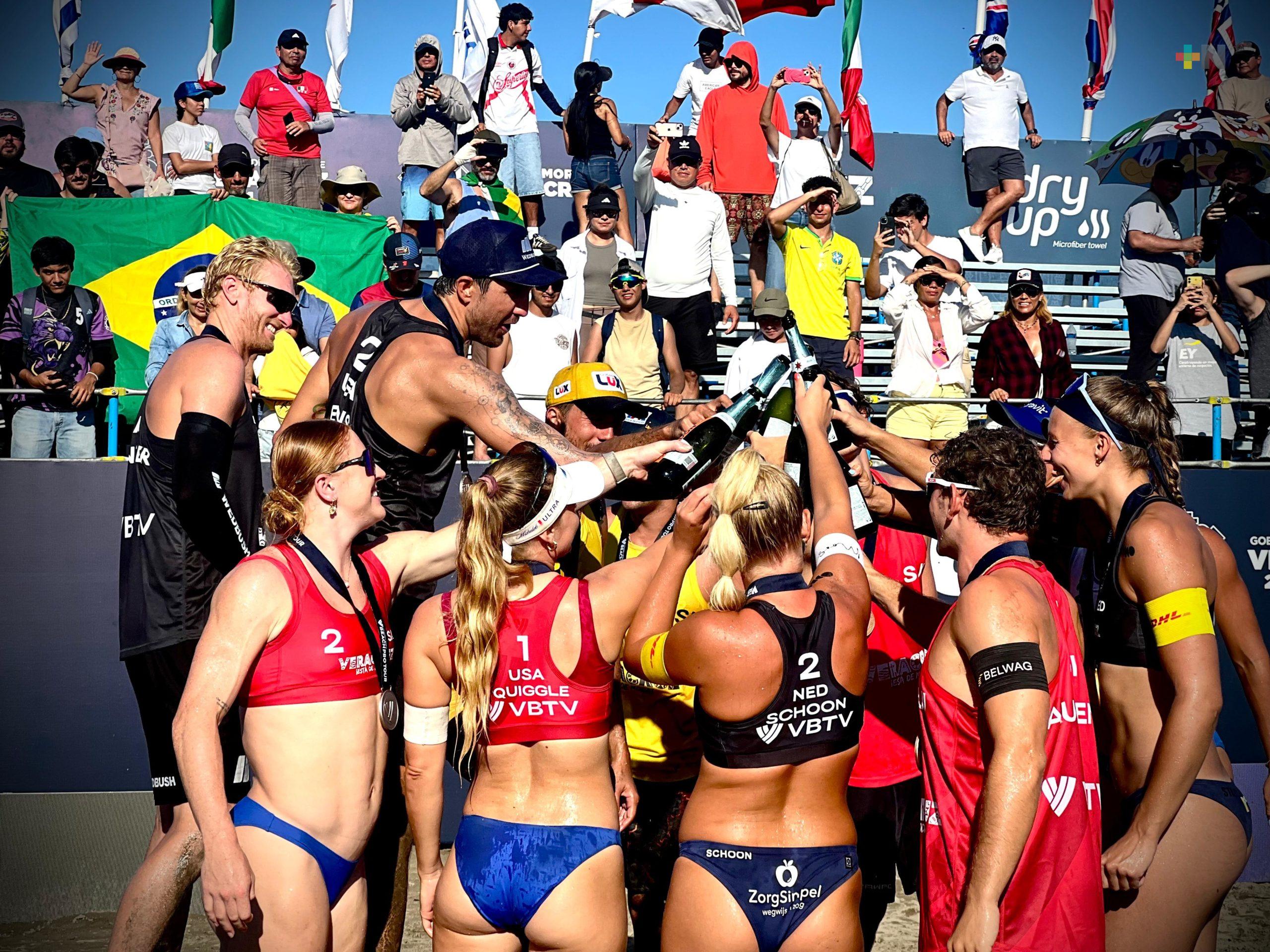 Brasil ganó a EUA en final de varones del Beach Pro Tour Challenge Veracruz