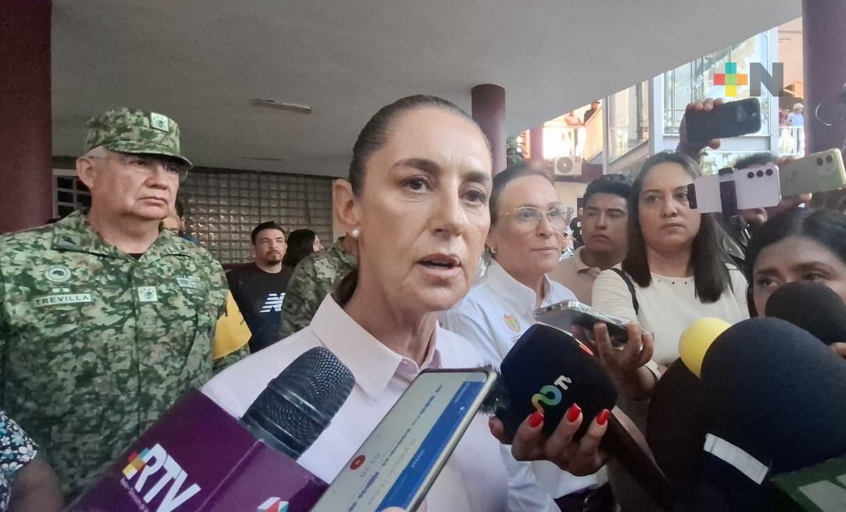 Servidores de la Nación llegarán al norte de Veracruz: Claudia Sheinbaum