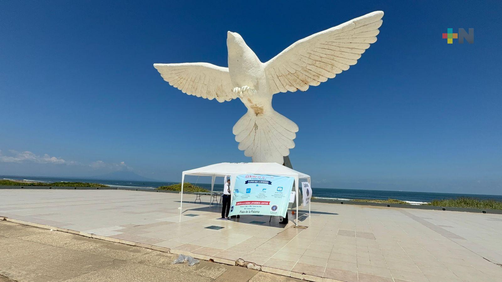 Sigue la ayuda altruista; instalan otro centro de acopio en Coatza