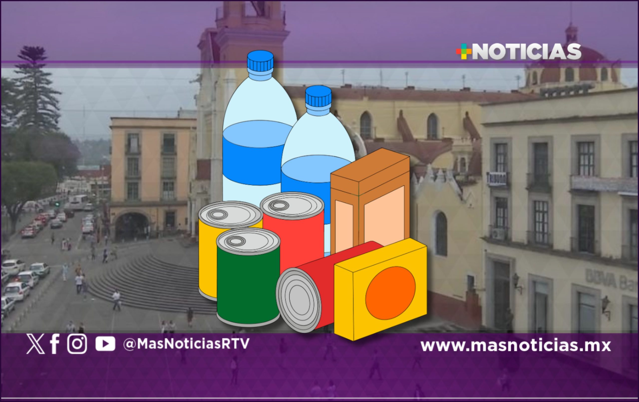 Ciudadanía coloca centro de acopio en plaza Lerdo