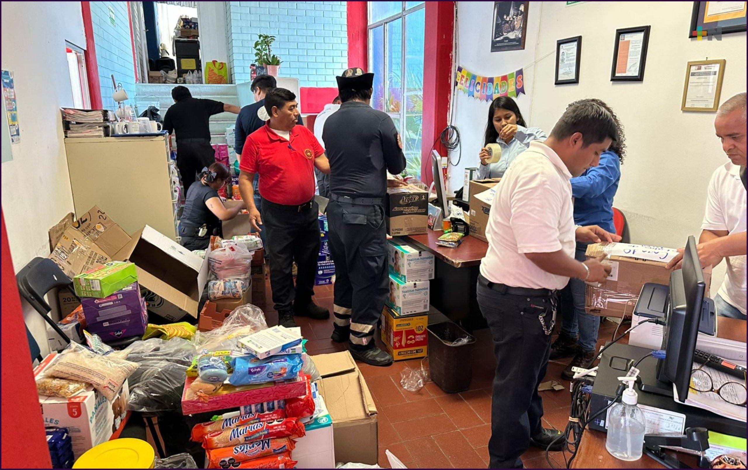 Ciudadanía responde al llamado de ayuda para damnificados en el norte de Veracruz