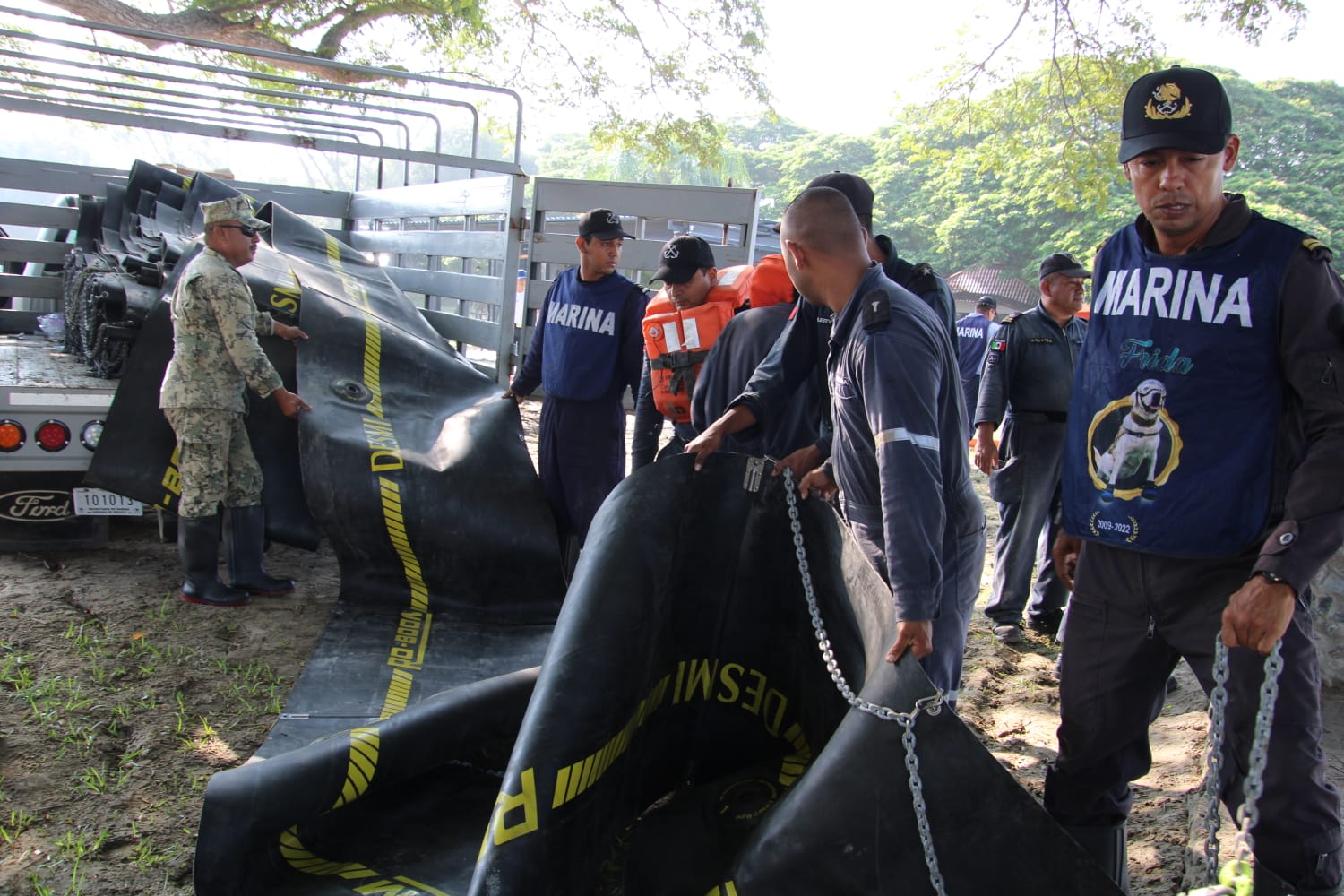 Marina trabaja para contener derrame de hidrocarburos en Citlaltépetl