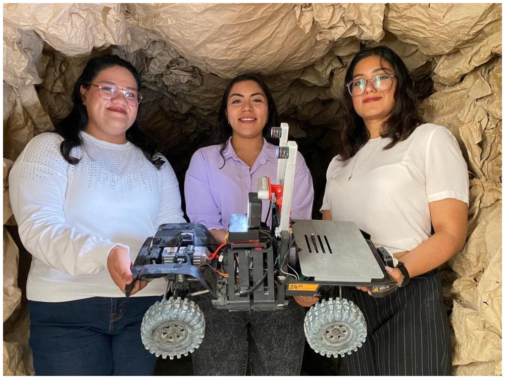 Diseñan estudiantes del IPN robot explorador que mapea e identifica riesgos en minas