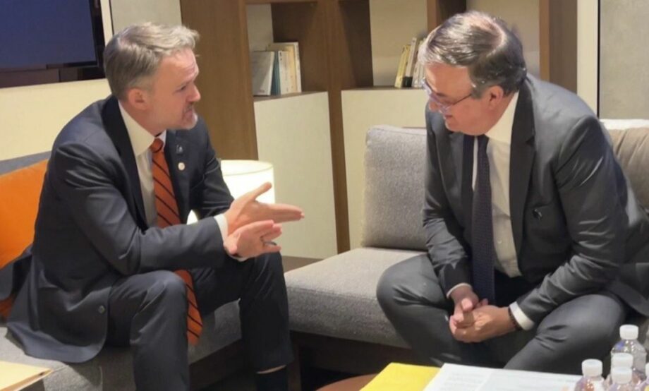 Ebrard se reúne con el representante comercial de EUA