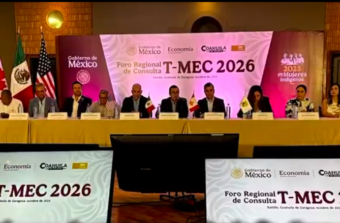Economía realiza consultas sobre el T-MEC con sectores productivos, estados de la República y movimiento obrero