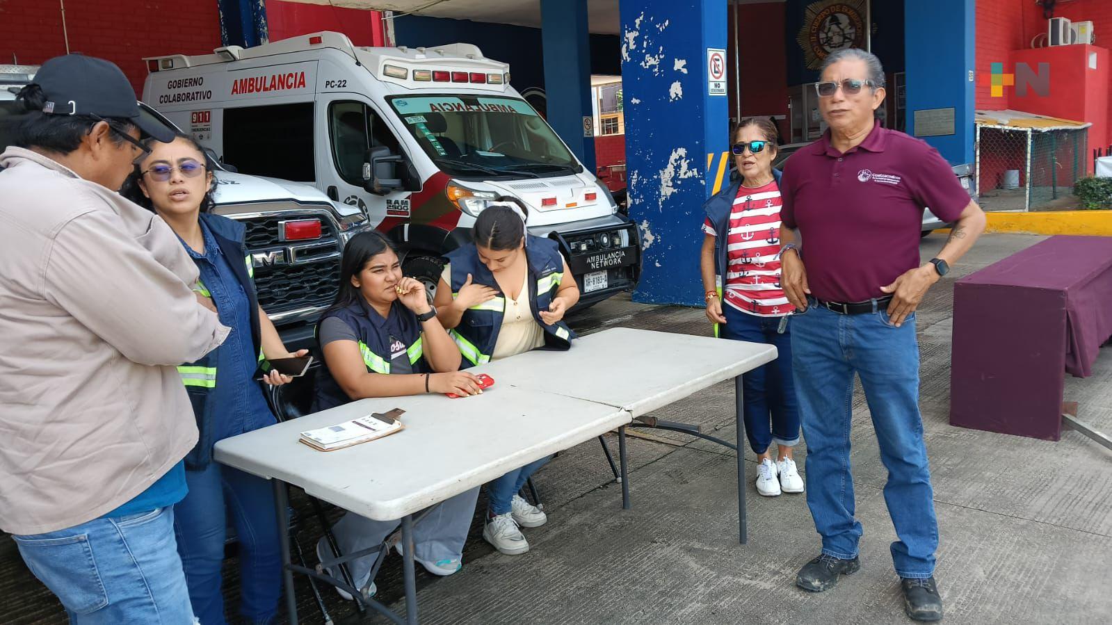 En Coatza instalan centro de acopio en apoyo a damnificados del norte de Veracruz