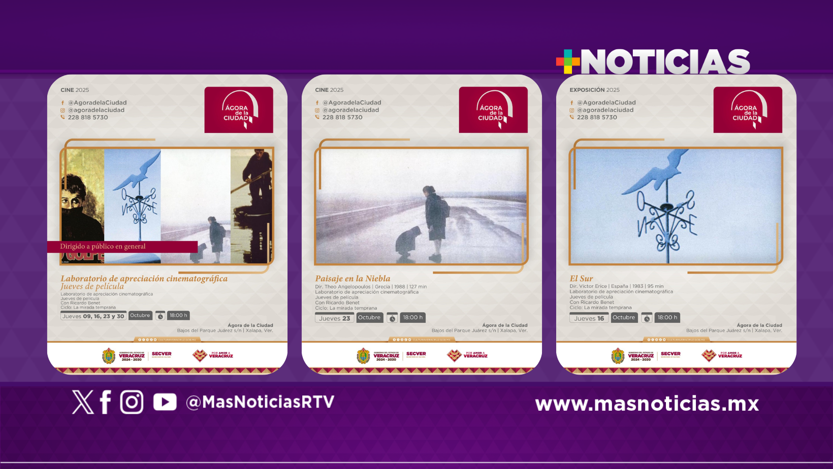 Invita Secver a participar en el Laboratorio de apreciación cinematográfica