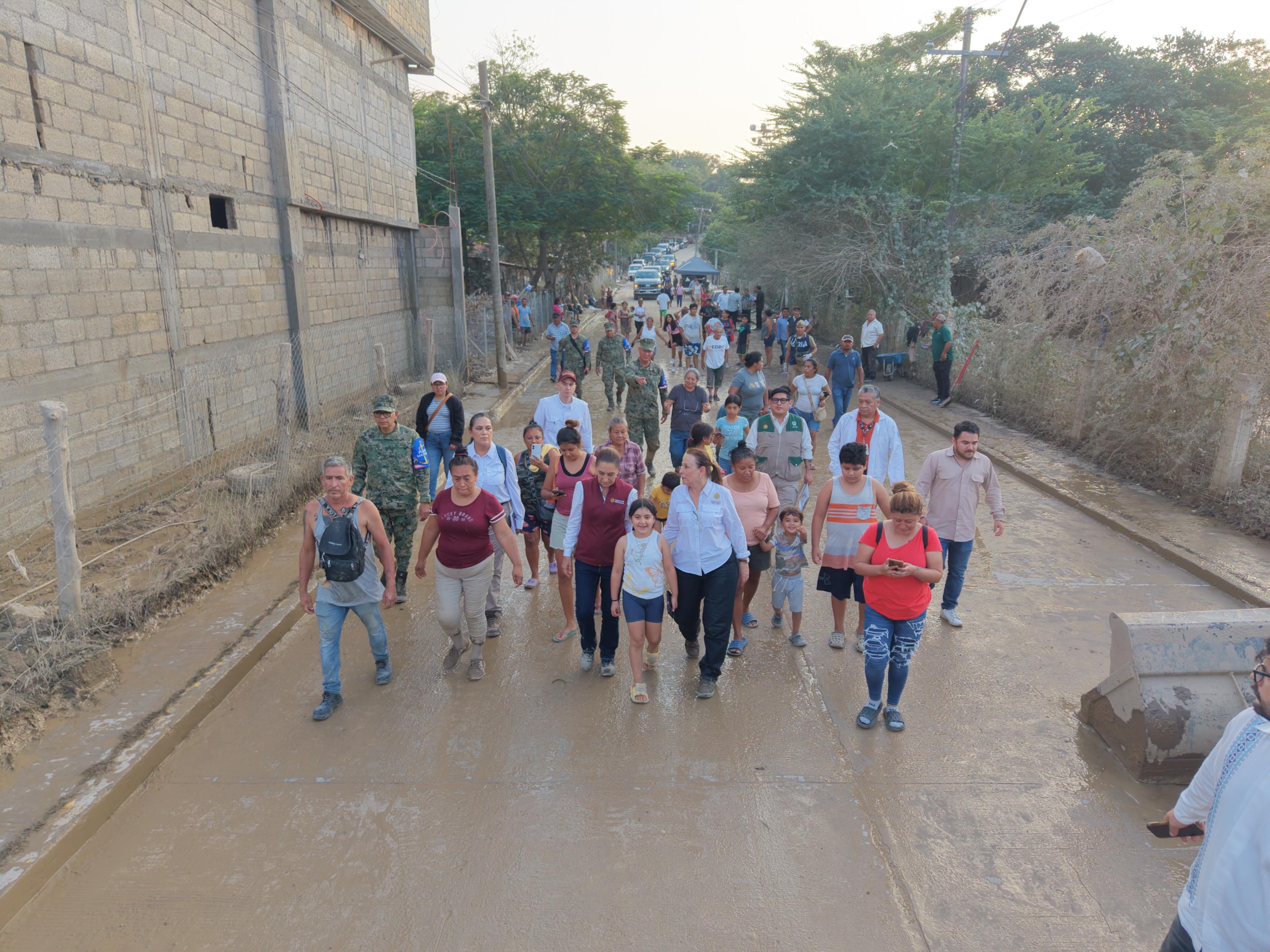 Veracruz avanza en la recuperación con labores de limpieza, vacunación y reparación de caminos