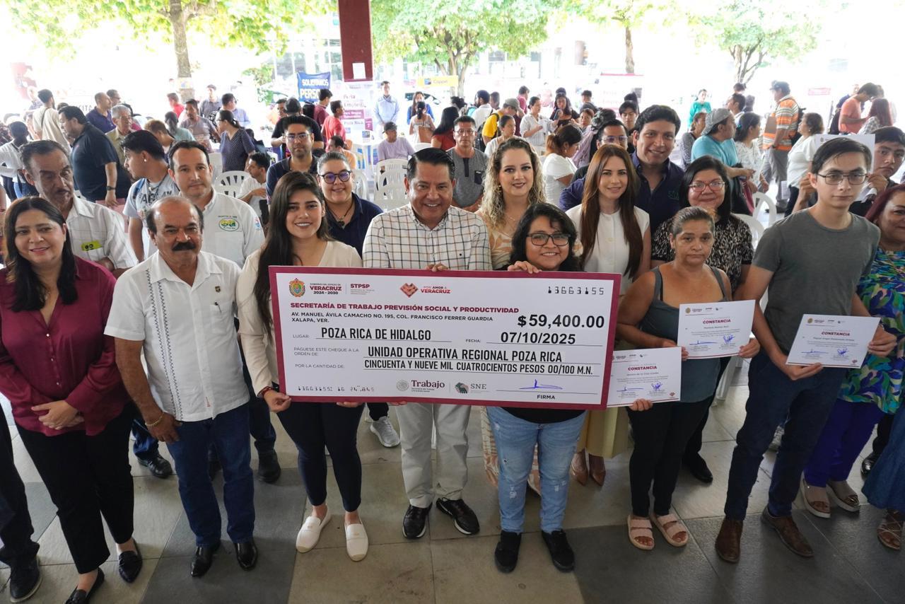 Impulsa STPSP empleo digno e incluyente en Poza Rica