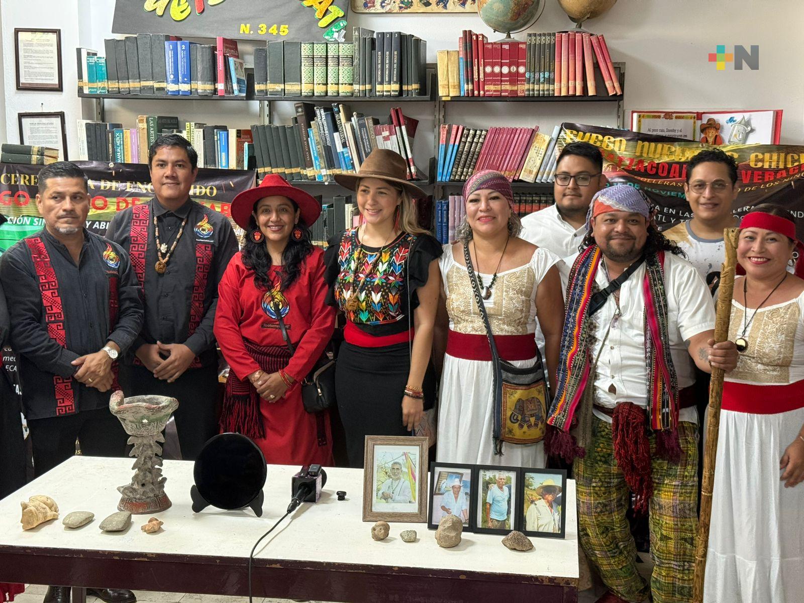 Invitan a el Encendido del Fuego Nuevo Chickaban en Coatzacoalcos