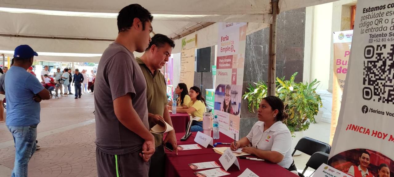 Inicia en Pánuco la Jornada de Ferias Nacionales de Empleo para Grupos Vulnerables