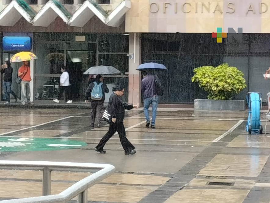 Lluvias aisladas en el estado de Veracruz; se concentran principalmente en el sur