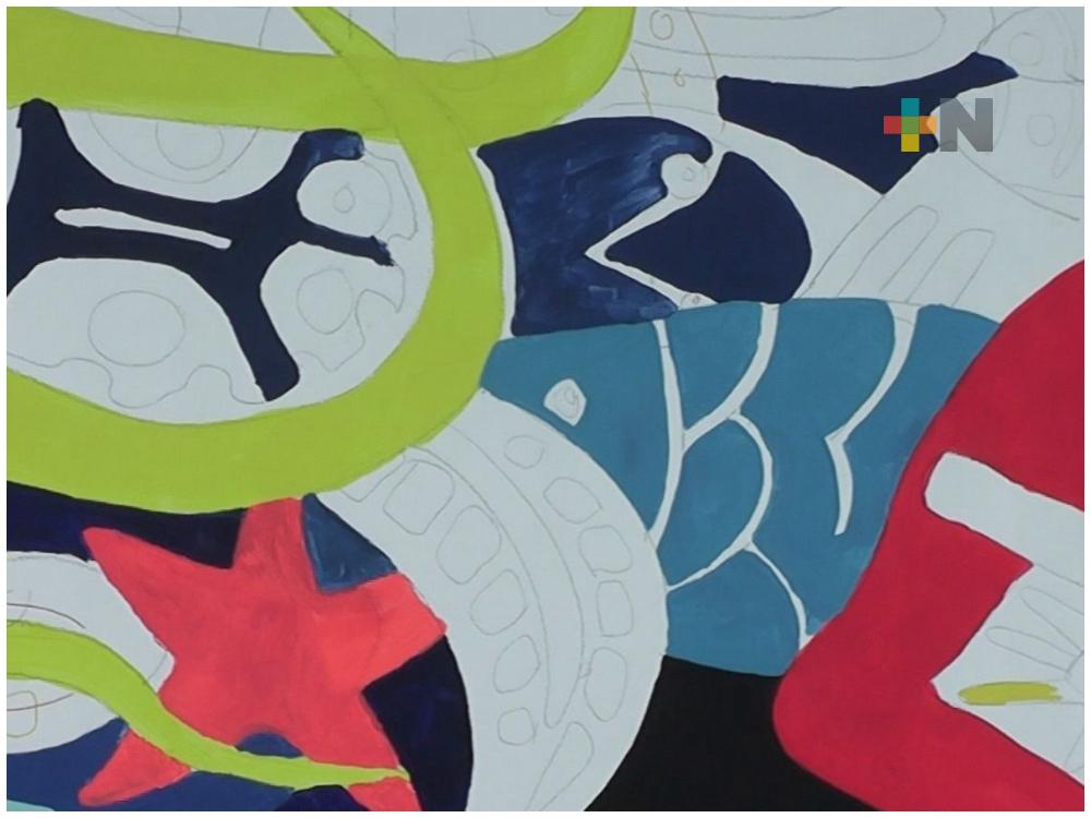 Mural en Aquarium de Veracruz busca mostrar biodiversidad del Golfo de México