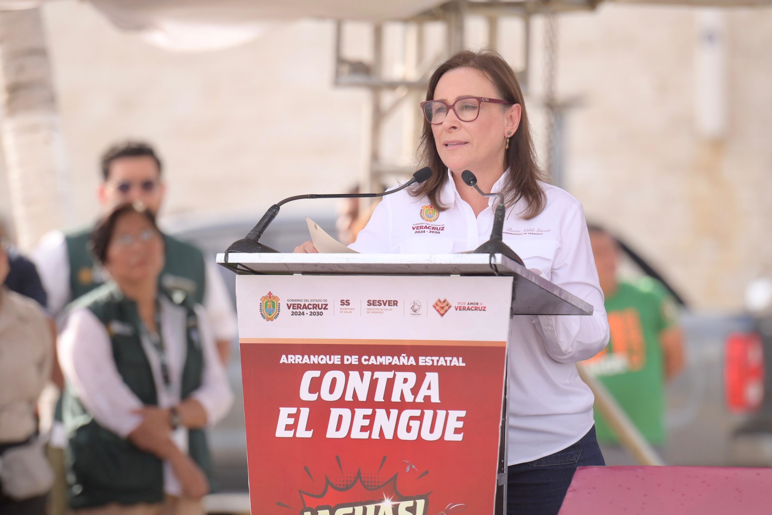 Combate contra el dengue, es algo que se debe hace cada año: Rocío Nahle