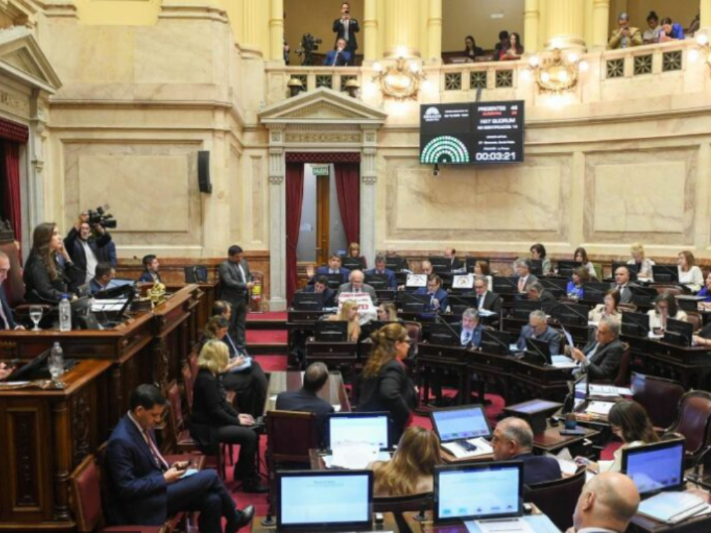 Ratifica Senado de Argentina leyes vetadas por Milei