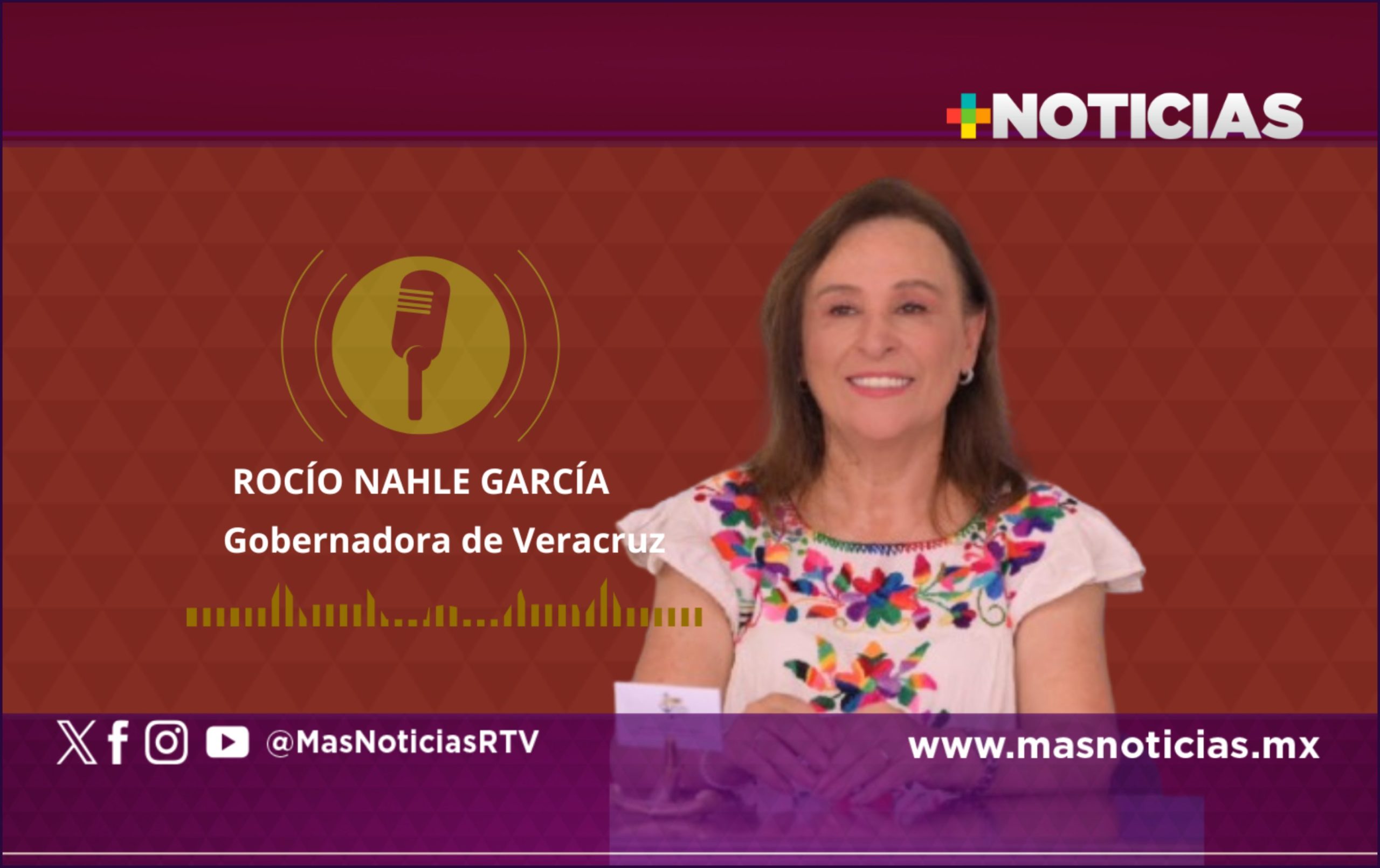 Gobernadora coordina acciones para levantar zona norte tras inundaciones en Veracruz