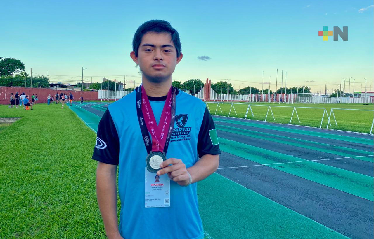 Samuel Betanzos se lleva plata en Paralimpiada Nacional 2025