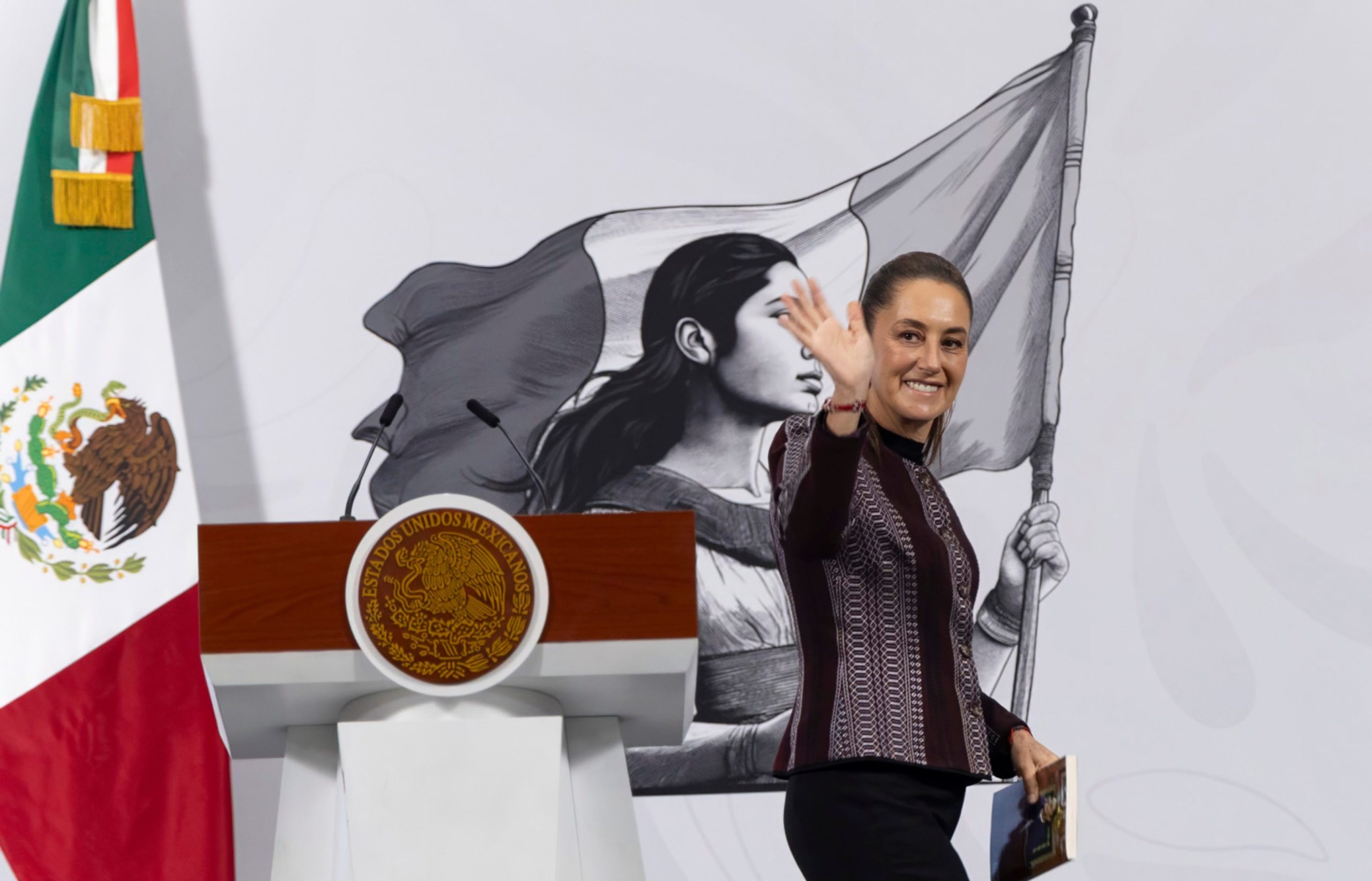 Conagua analiza construcción de muro en Poza Rica: Presidenta