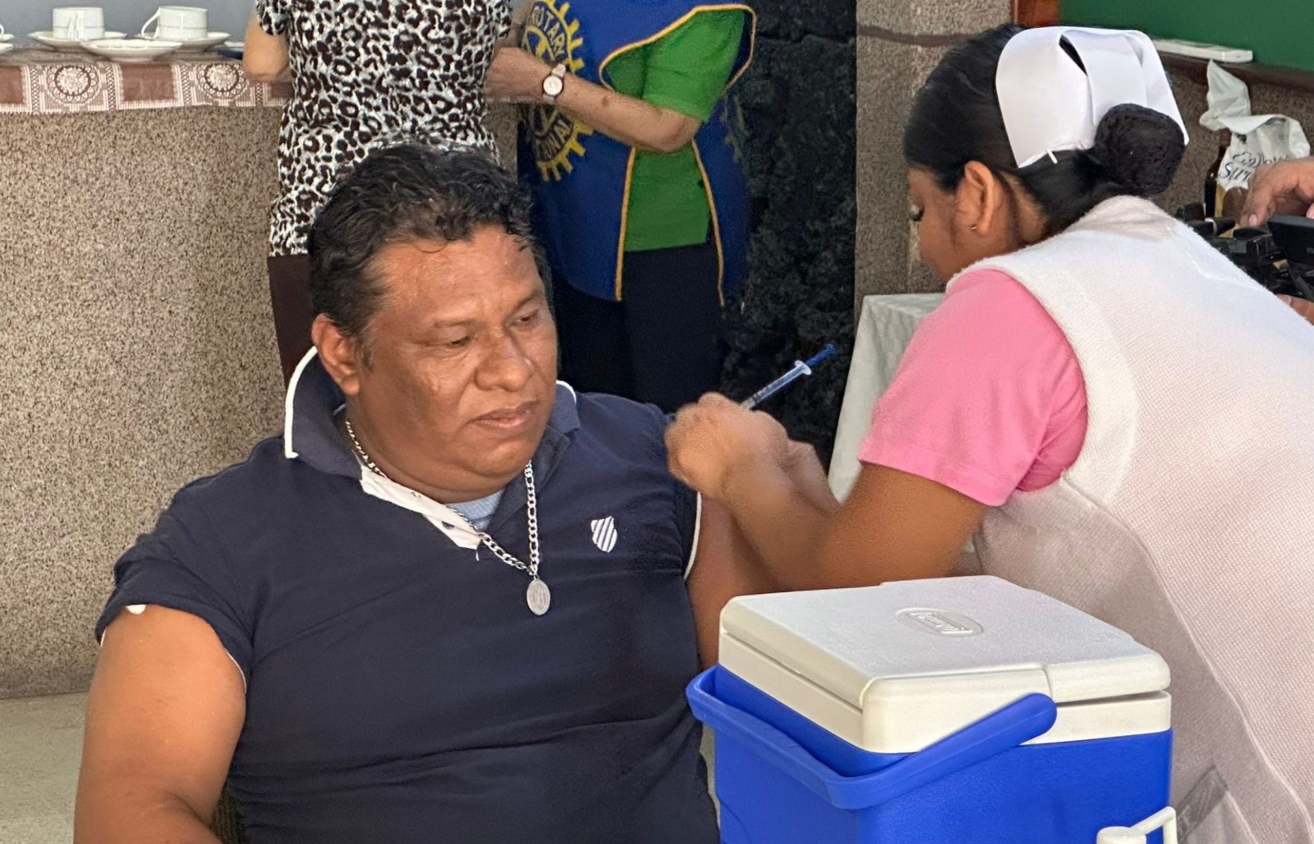 Promueven vacunación contra covid e influenza en Coatzacoalcos