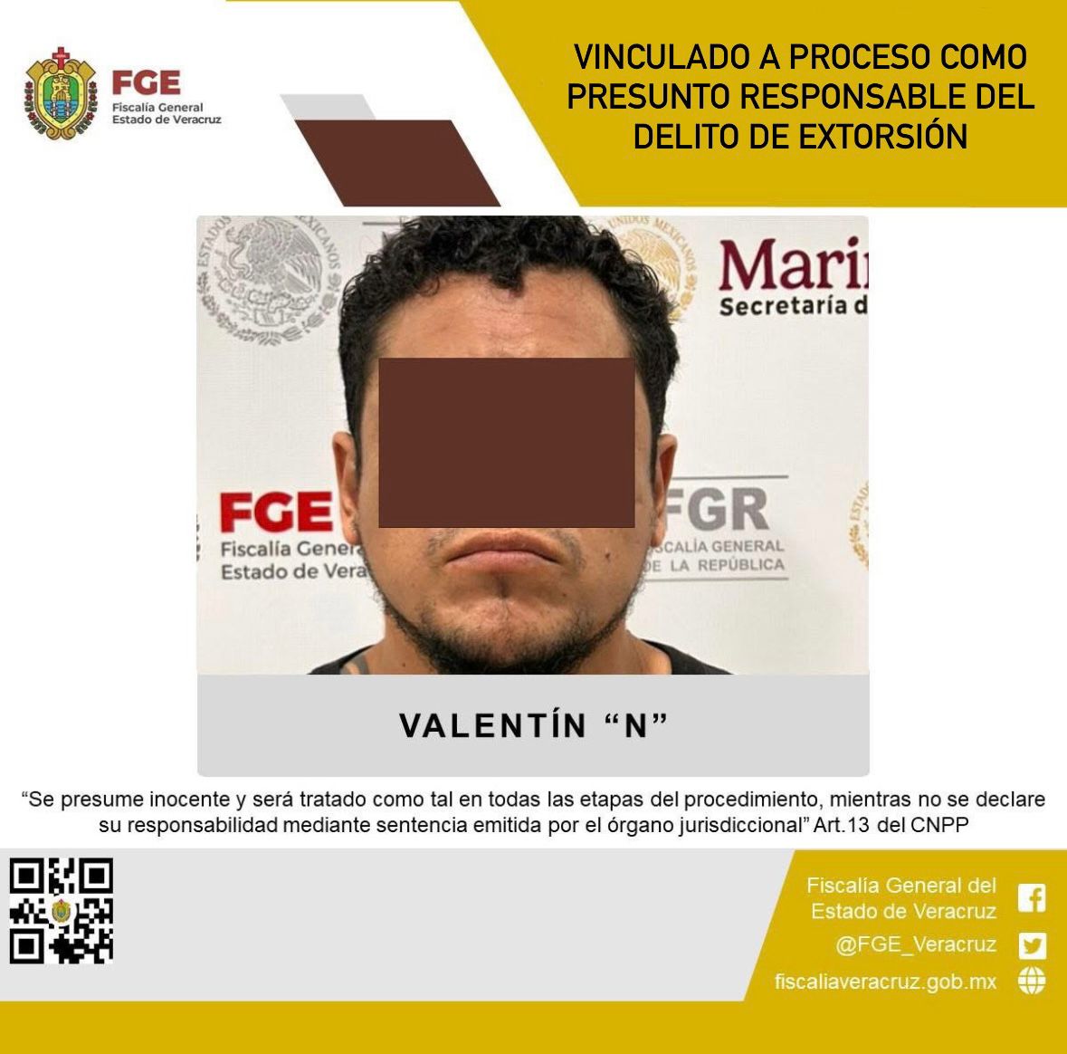 Vincula a proceso a Valentín «N» por cobro de piso a taxistas de Coatzacoalcos